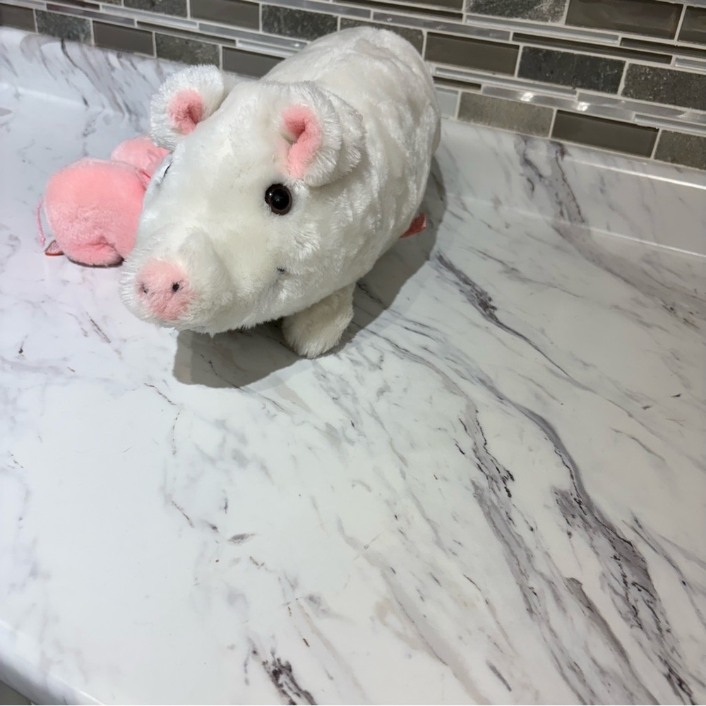 Vintage Dakin pig mother & piglets plush 1980 - Picture 2 of 14